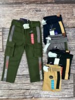 B 7 Boys Six Pocket Twill Cargo Pant, 6-16 Y, [30 Pcs]